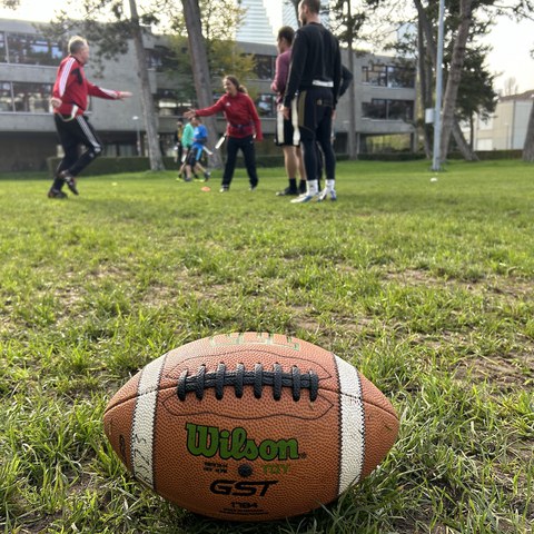 Flagfootball. Vergrösserte Ansicht