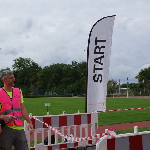 Vor dem Start. Vergrösserte Ansicht