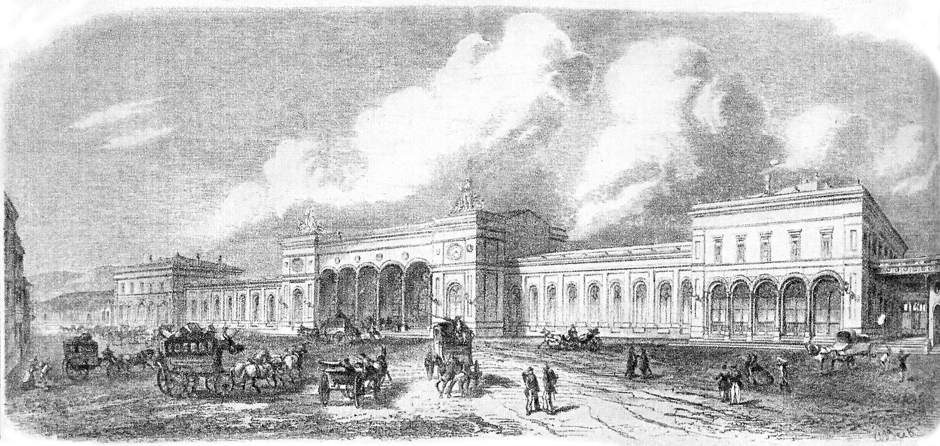 Centralbahnhof Basel 1861 Wikimedia Commons