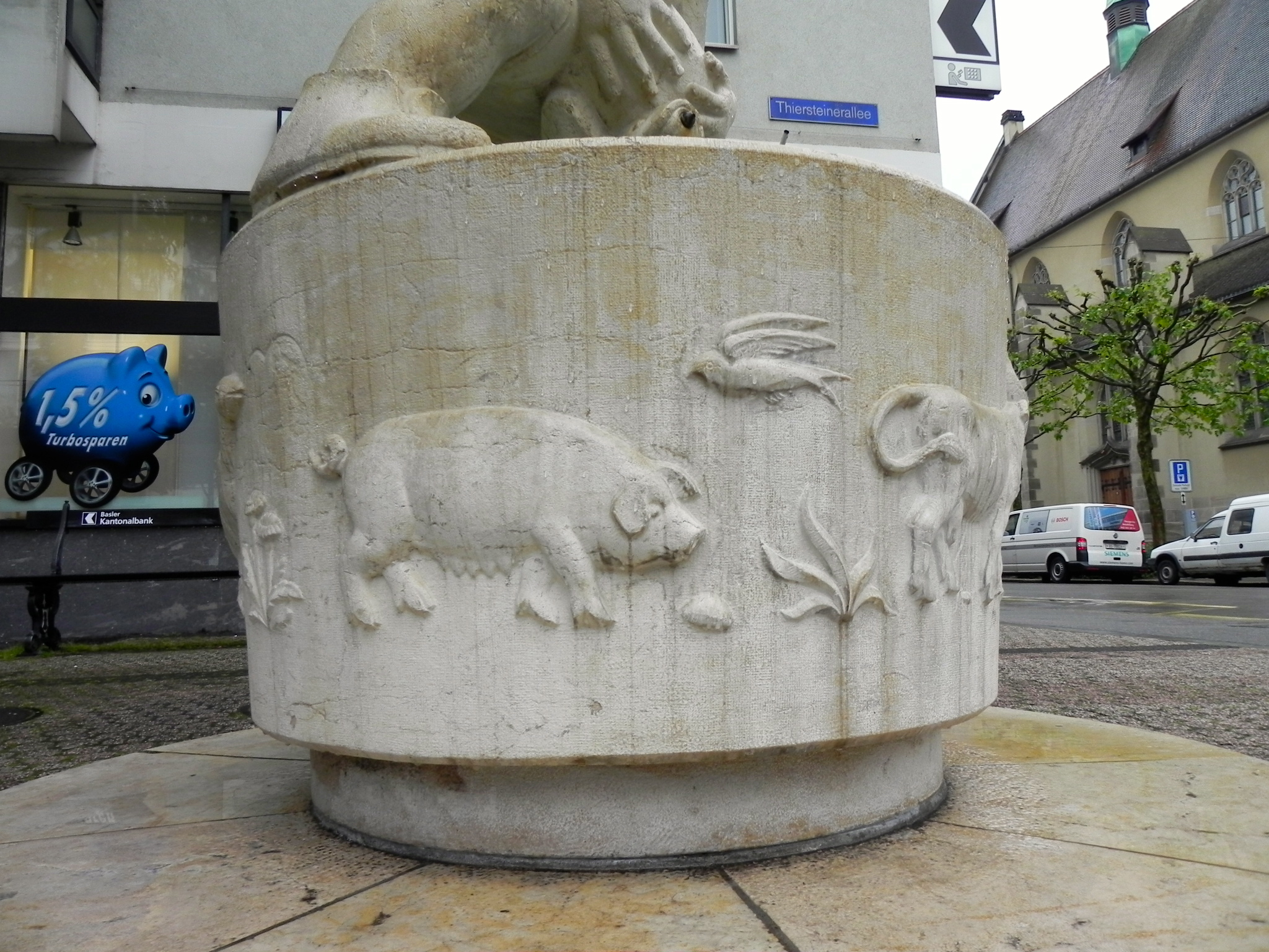 Gundeldingen - Hans im Glück-Brunnen 3 bei der Predigerkirche Foto von Franz König